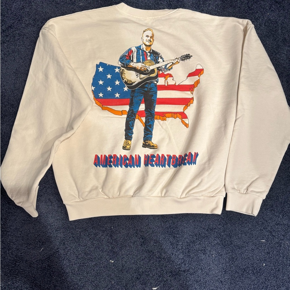 Zach Bryan - American Heartbreak Cream Sweater